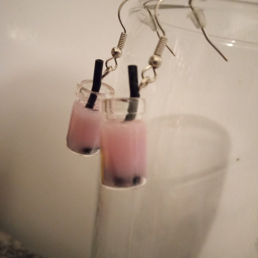 Boba Tea Earrings